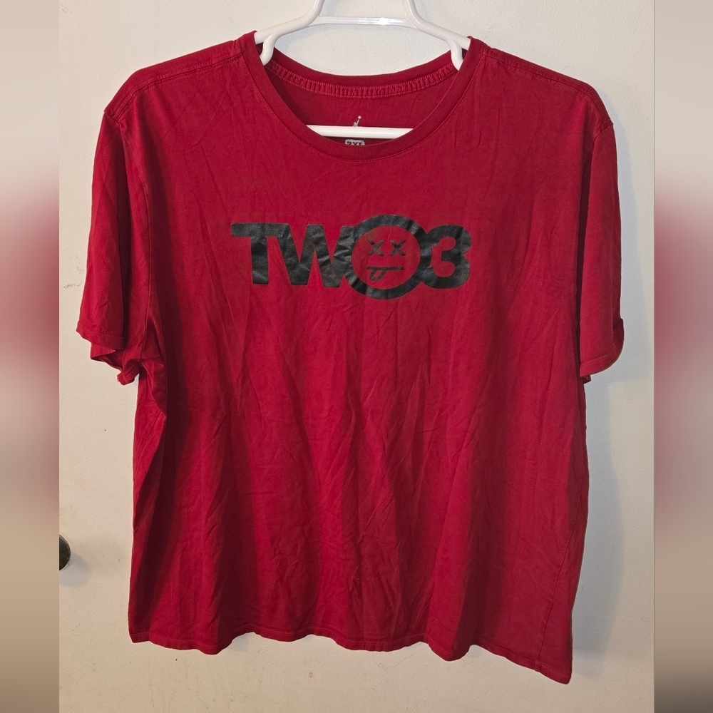 Jordan AJ 12 Two-3 Gym Red Tee 3xl